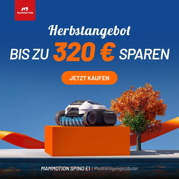Herbst-Sale: Pooltage zum Strahlen
