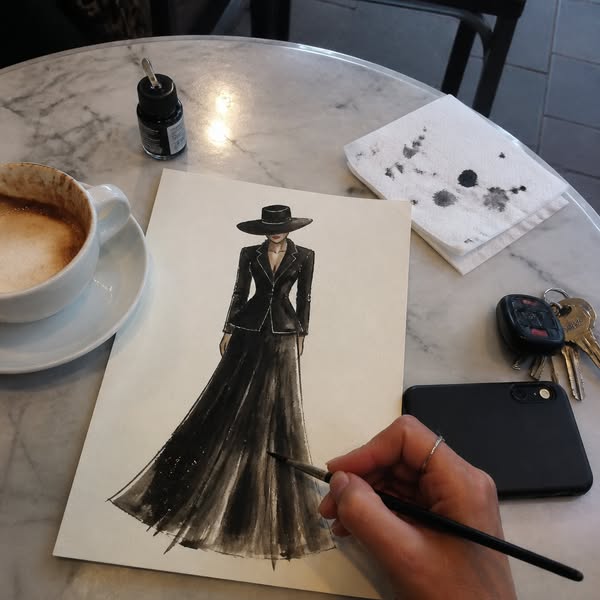 Learn the Classic French Art of Watercolor Fashion Illustration