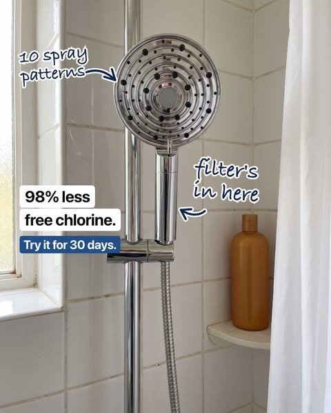 The Shower Head with a Filter Inside