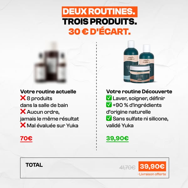 Découvre ta routine cheveux bouclés en 3 étapes !
