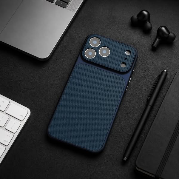 Vintage Leather Diamond Textured iPhone Case