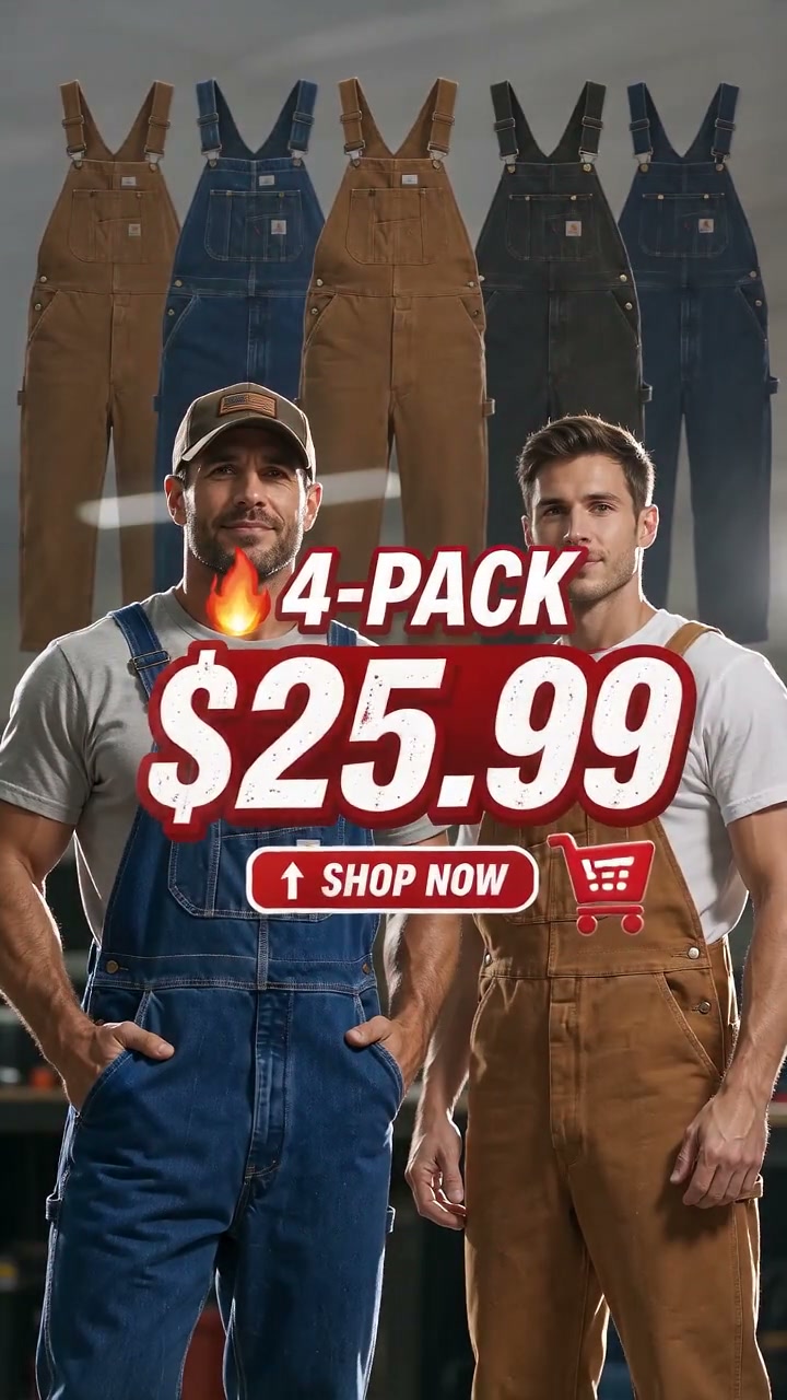 4 Overalls For $25.99? YES, REALLY.