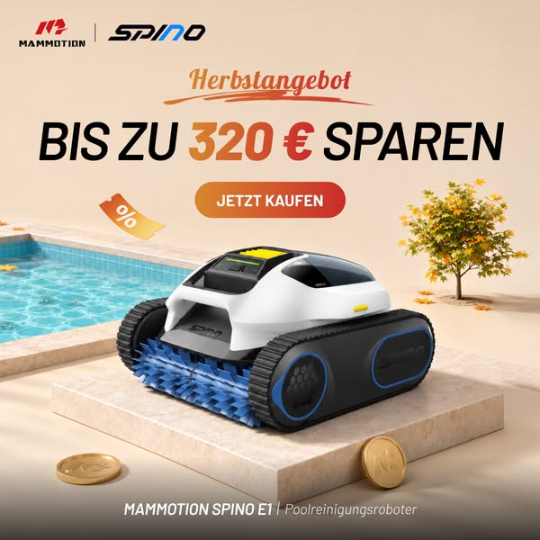 Herbst-Sale: Pooltage zum Strahlen