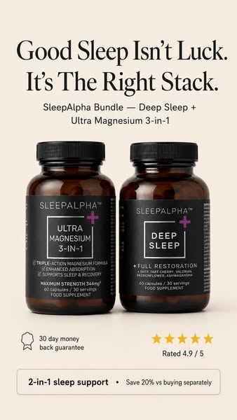 Anúncio de Sleepalpha UK