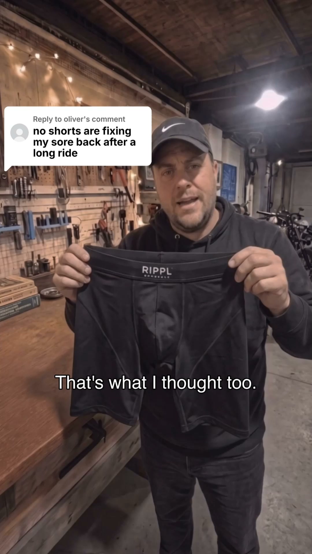 Replying To: "Padding Shorts For $50?"