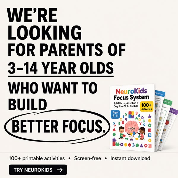 Parents of 3–14 Year Olds, Look