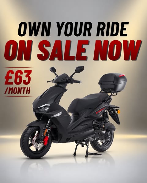 Own a Scooter from Just £63/Month