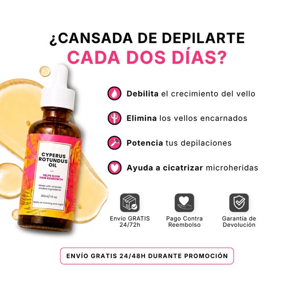 ¿Cansada de depilarte tan seguido?