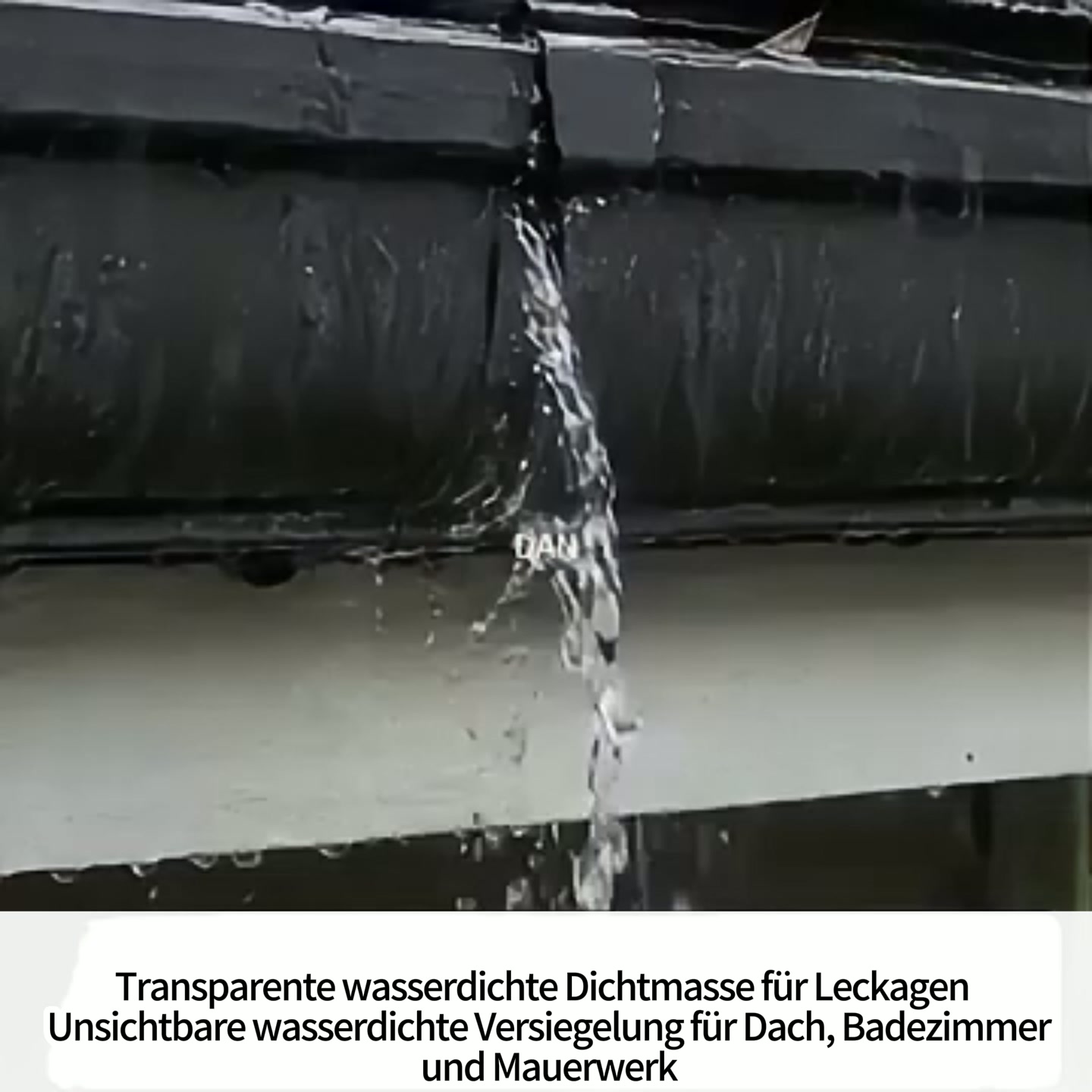 Transparente wasserdichte Versiegelung für verschiedene Oberflächen