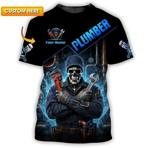 Plumber's Perfect Shirts Custom Name for You!
