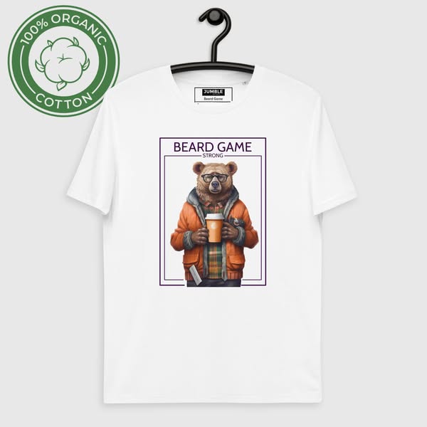 Beard Game organic cotton t-shirt