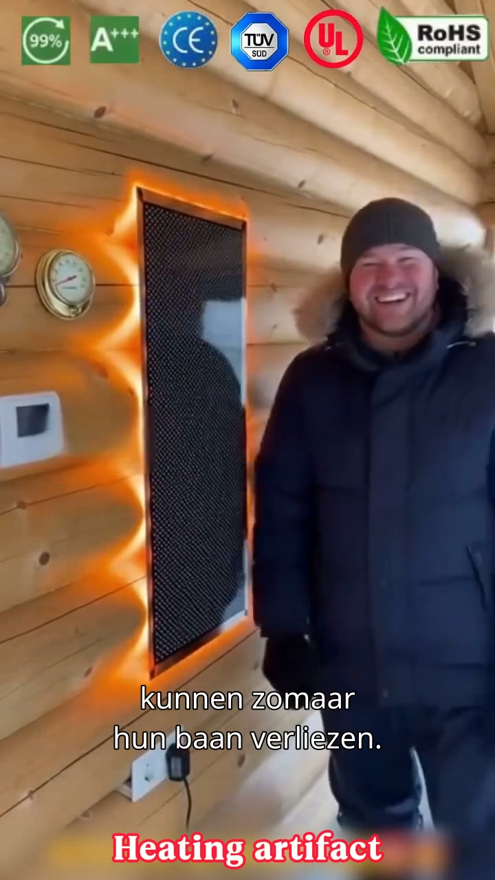 Grafeen-wandverwarming – stille warmte zonder vloeroppervlak in te nemen