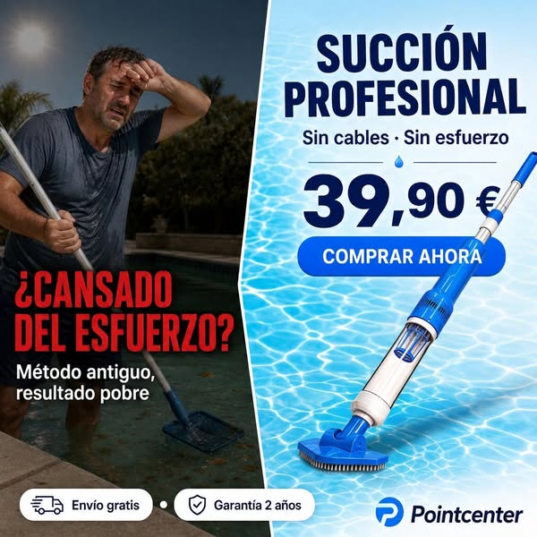 ¡Tu piscina limpia sin esfuerzo!
