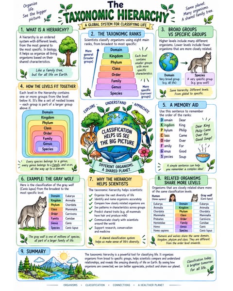 Help Your Students Master Biology Visually with +200 Illustrated Visual Diagrams