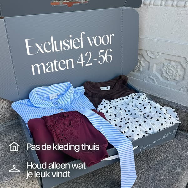 Exclusief voor maten 42-56