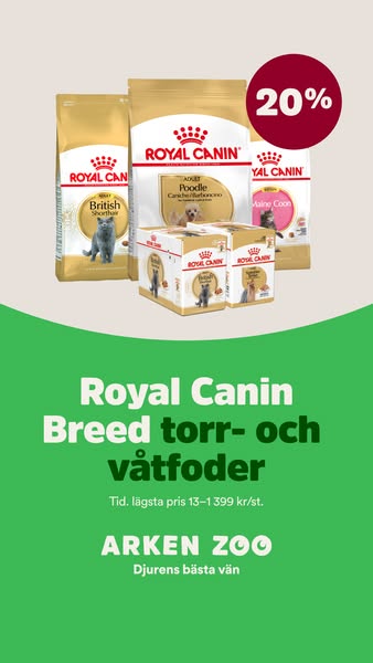 20% på Royal Canin Breed