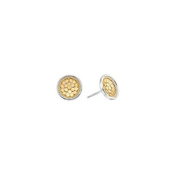 ANNA BECK Dish Stud Earrings - Gold