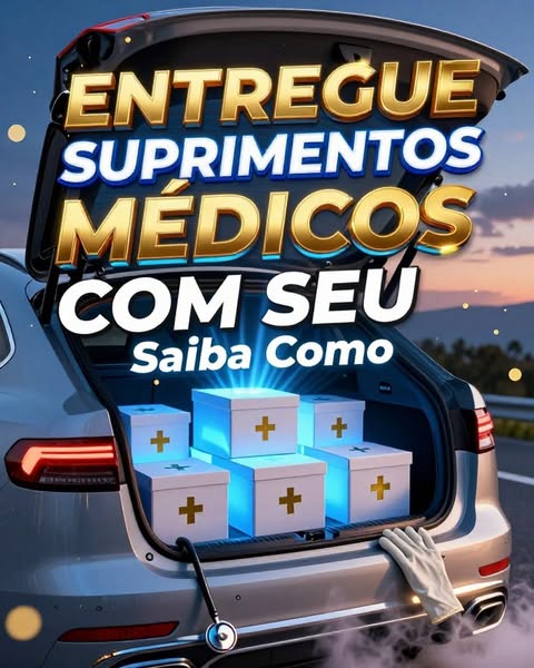 Guia para entregar suprimentos médicos com carro próprio