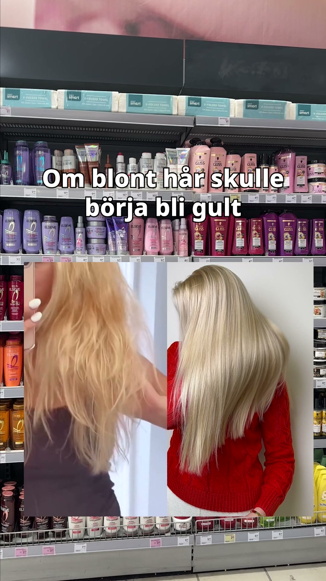 Synliga resultat efter första tvätten
