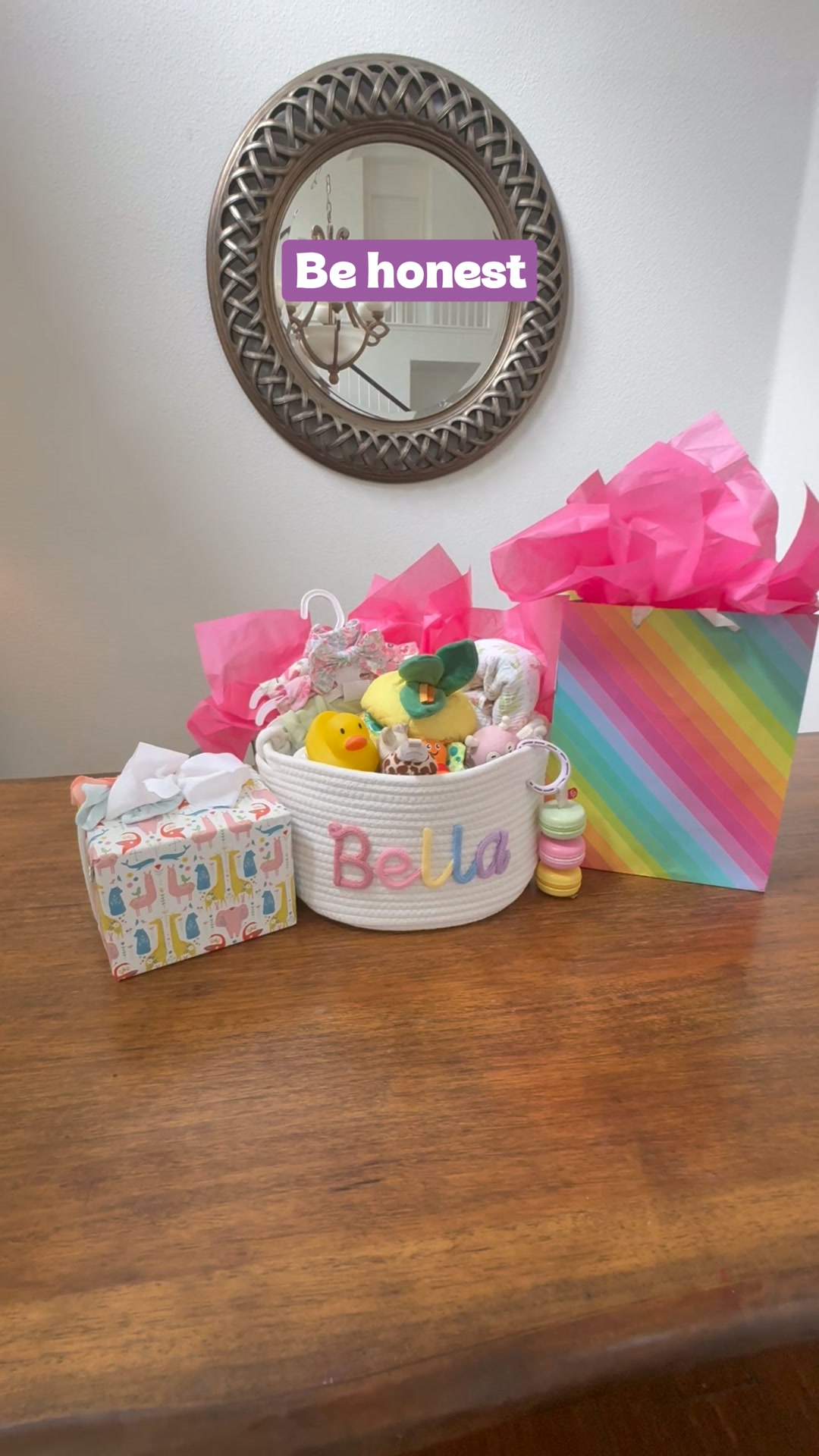 Personalized Knitted Basket!