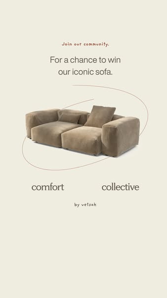 Enter to Win Our Iconic Sofa