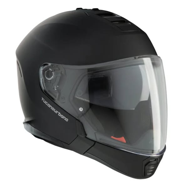 Tucano Urbano Hyperlink Plain - Matt Black - Motorbike Helmet