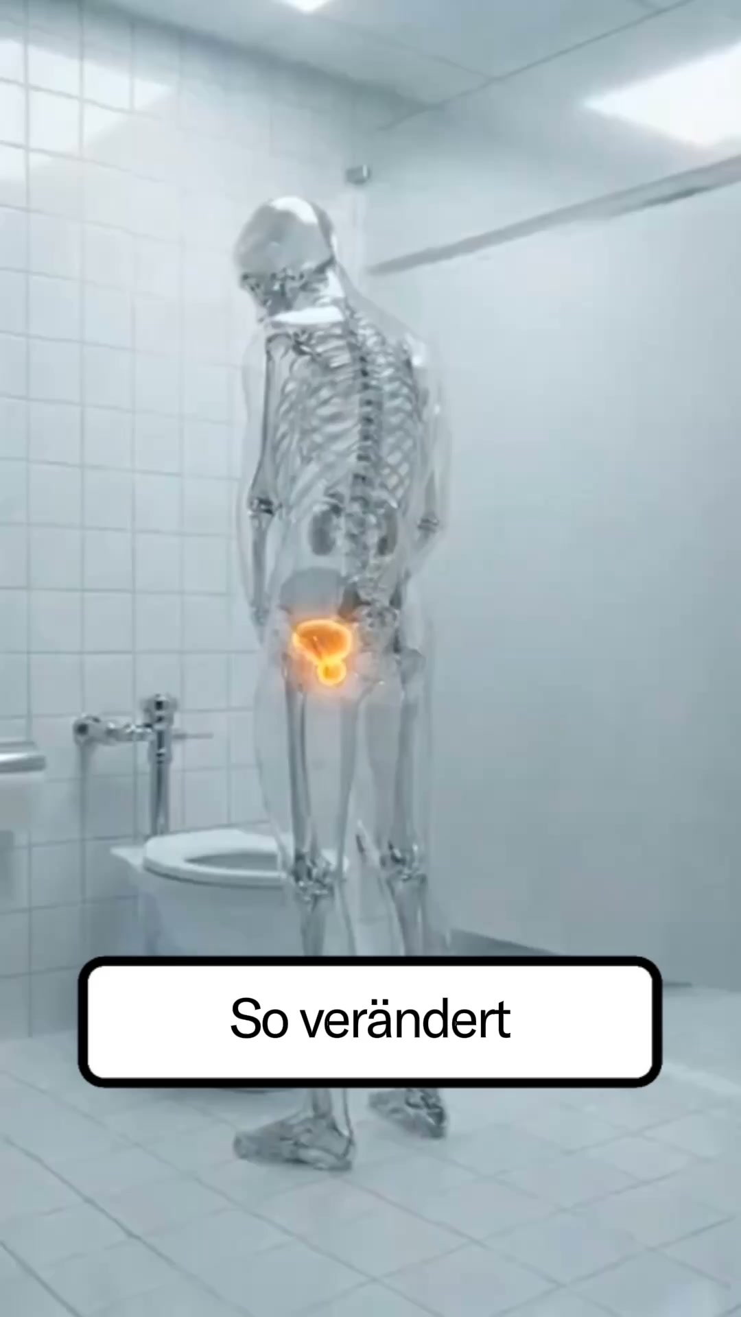 Spül raus, was nicht hinein gehört.