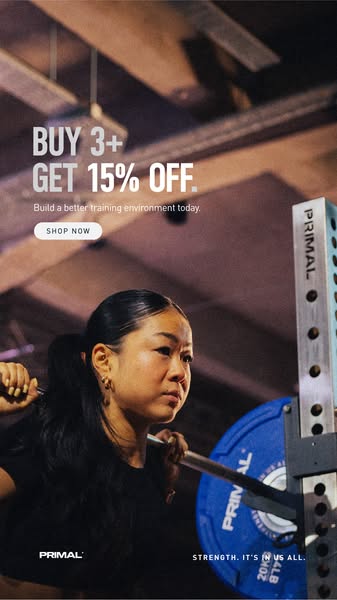Upgrade Your Gym | Save 15%.