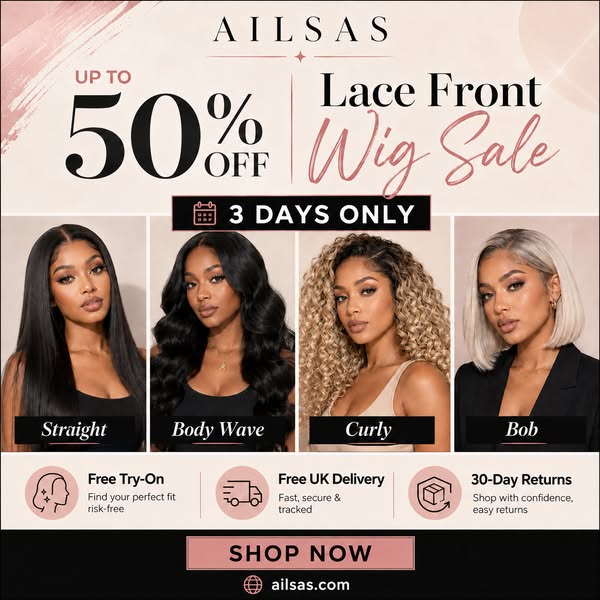 Up to 50% Off Lace Front Wigs