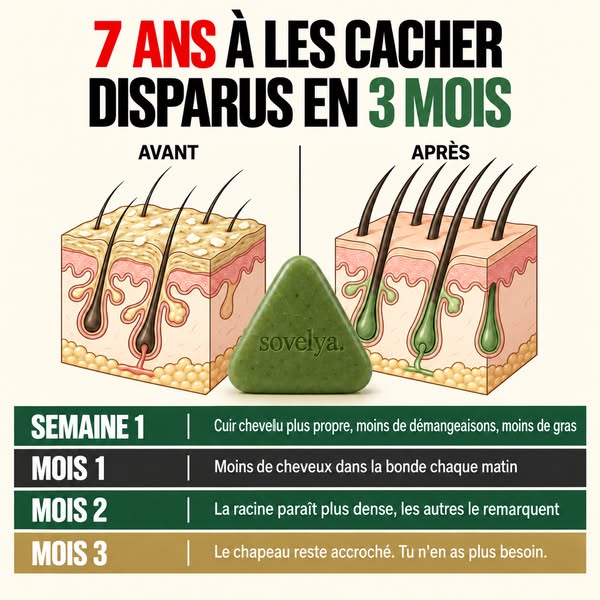Savon Coréen pour la Pousse des Cheveux — Stoppe la Chute avec 12 Herbes