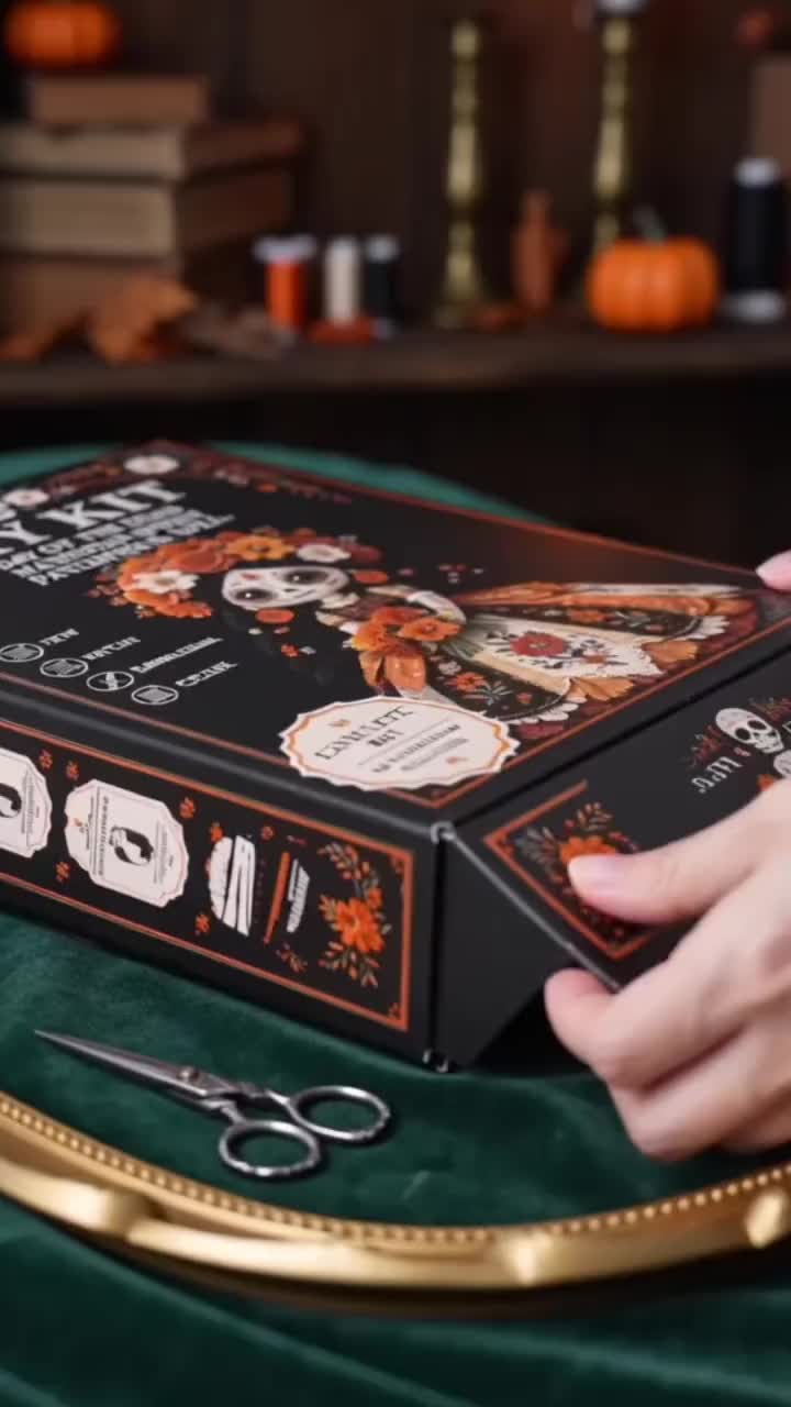 Halloween Patchwork Doll DIY Kit