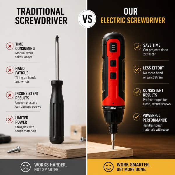 Still tightening every screw by hand?