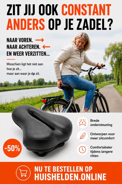 Eindelijk stil zitten op je zadel