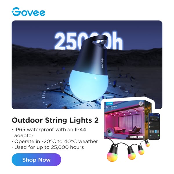 Govee Smart Outdoor String Lights 2
