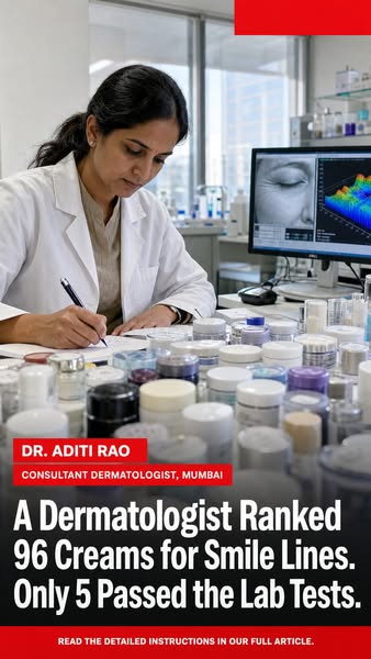 A Dermatologist Ranked 96 Creams for Smile Lines. Only 5 Passed the Lab Tests.