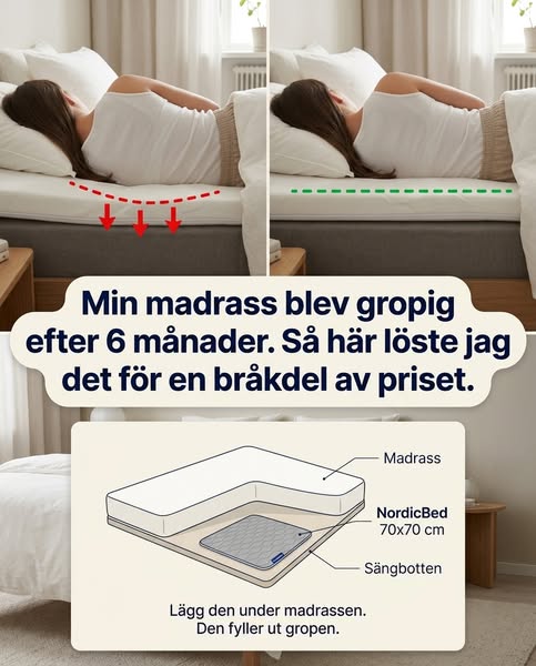 Grop i bäddmadrassen?