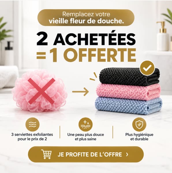 2 achetées = 1 offerte