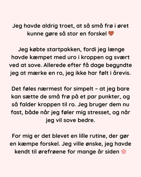 Små frø, stor forskel