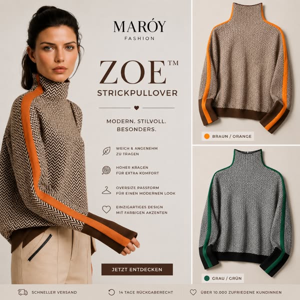 Zoe™ | Ihr neuer Lieblingspullover