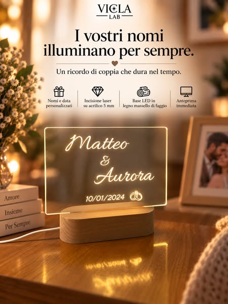 I vostri nomi, accesi per sempre