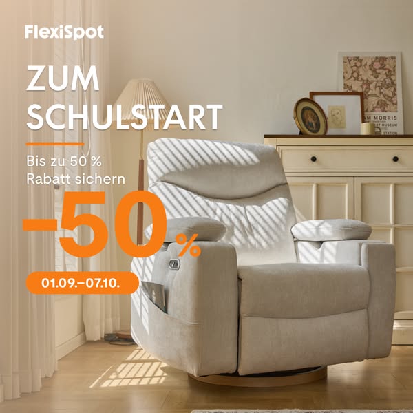 Schulstart-Deal – dein Recliner, bis zu –50 %