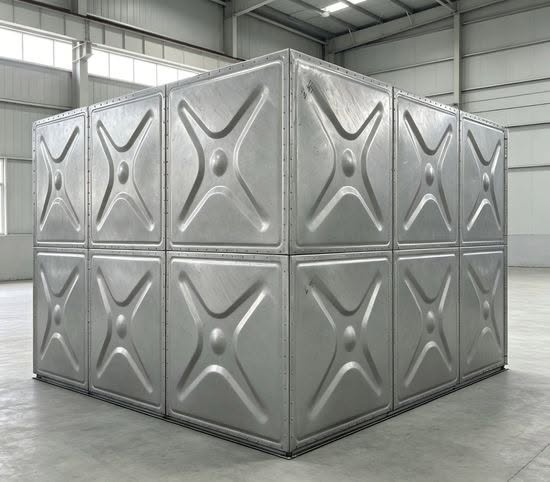 Fire Fighting Stainless Steel Water Tank 1000L Modular Square Rectangular Corrugated Panel$52