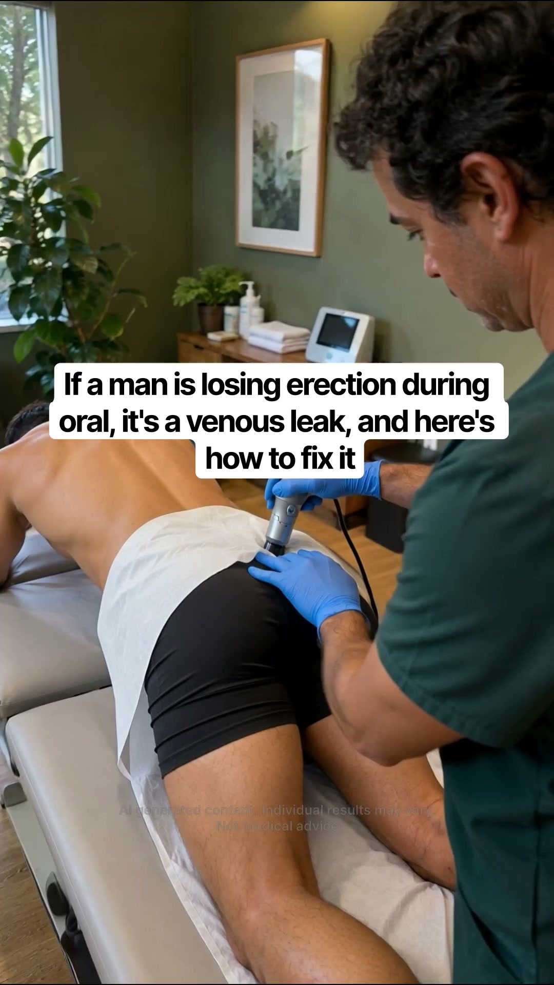 If a man is losing erection during oral, it's a venous leak, and here's how to fix it
