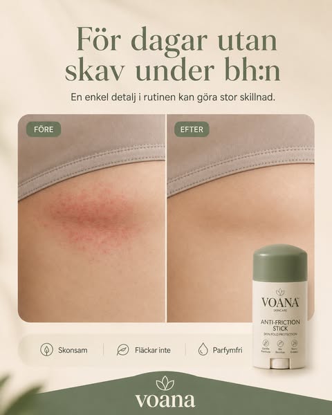 Skydda huden från skav