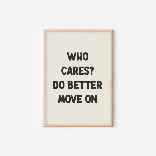 Who Cares Print