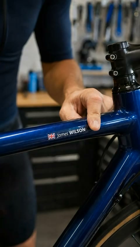 Your Name and Flag on Your Bike