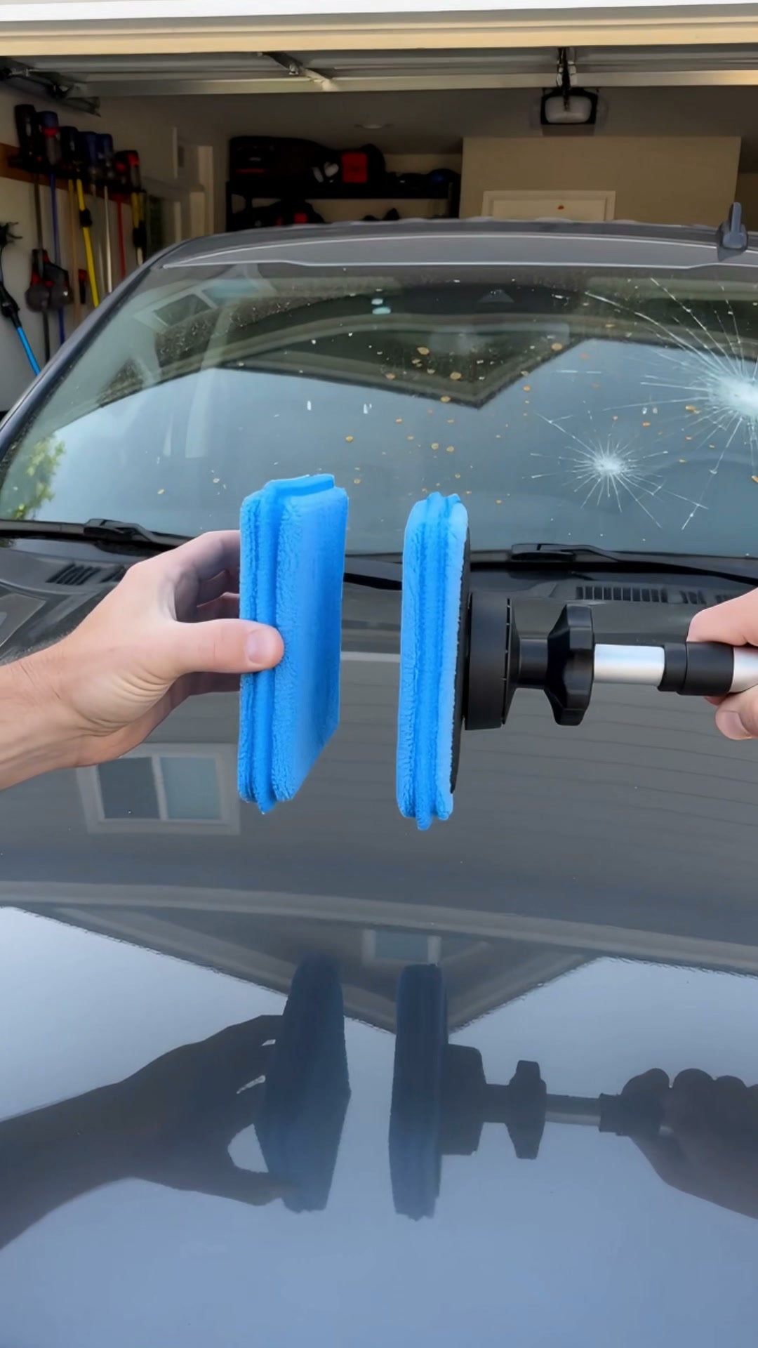 49% RABATTDoppelter magnetischer Scheibenreiniger Auto & Haushalt