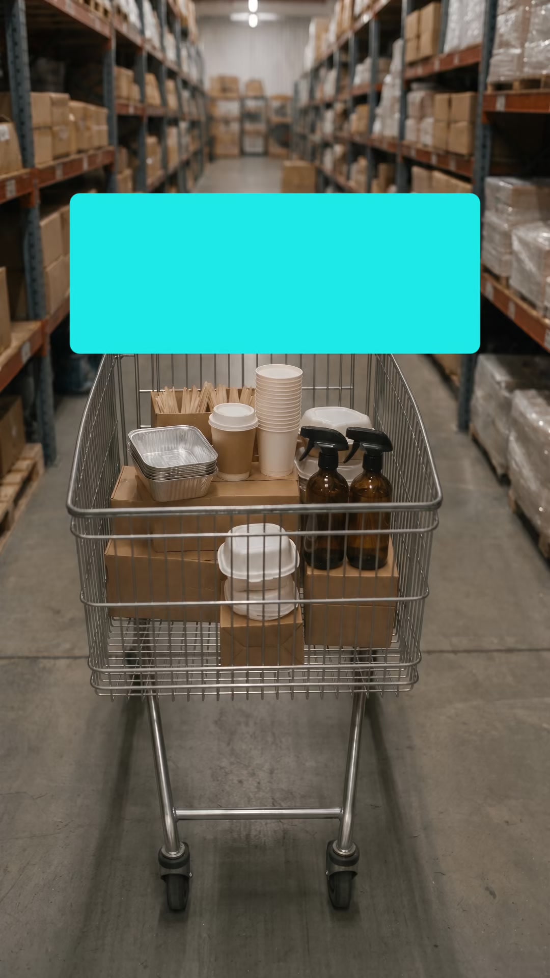 Never run out. One supplier for it all.