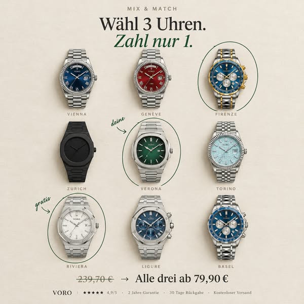Pre-Black Friday: Wähl 3, zahl 1