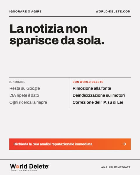 La notizia non sparisce da sola